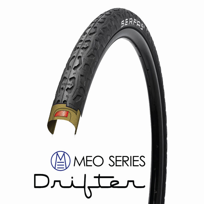 Serfas MEO Drifter City Tire - Clincher, Wire