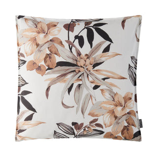 Proflax Kissen 50x50cm Blüten Braun