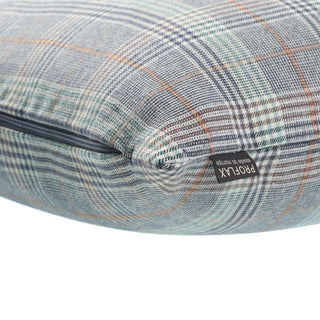 Proflax Kissen Karo 27x43cm Blau