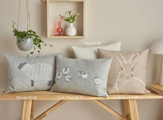 Sander Kissen Lady Bun Wool 40x40cm
