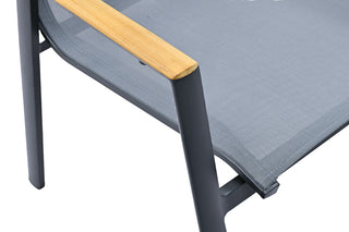 ZEO LIVING Stapelstuhl Aspen anthrazit