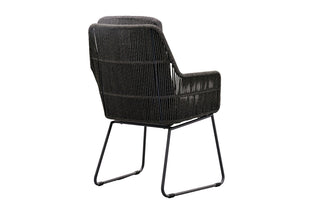 Zeo Living Set Dining Stuhl Florenz anthrazit