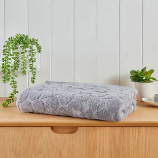 Zeo Living Frottiertuch Ingo grau