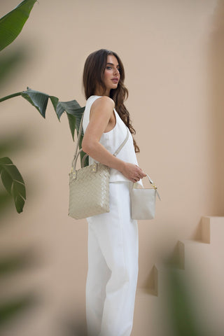 Handed by Tasche Little Grace pale grey