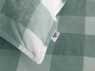 Zo! Home Baumwoll-Bettwäsche Quattro di lino Mint Green-
