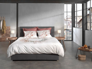 Heckett & Lane Mako-Satin Bettwäsche Coralline