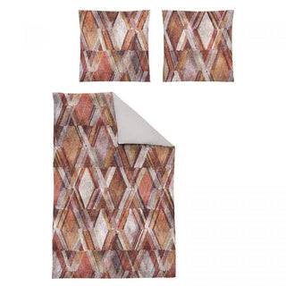 Irisette Winterbettwäsche Braun Orange Modern