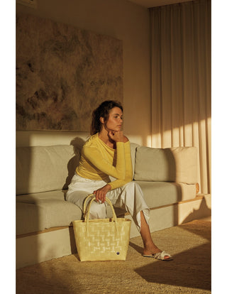 Handed By Shopper Paris vanilla yellow
