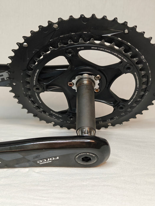 SRAM Force 22 Crankset - 11-Speed, 170MM, 53/39t, 130 BCD, GXP Spindle Interface, Black