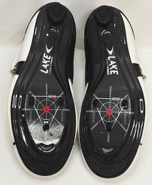 Lake Cycling Men's TX222 Triathlon Shoes - Size 37, Black/White