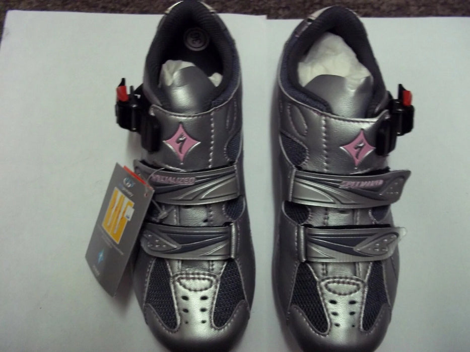 Specialized Torch Women's Road Cycling Shoes - Silver/Pink