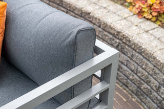 GARDEN IMPRESSIONS Lounge Blakes 4tlg. arctic grey/reflex black