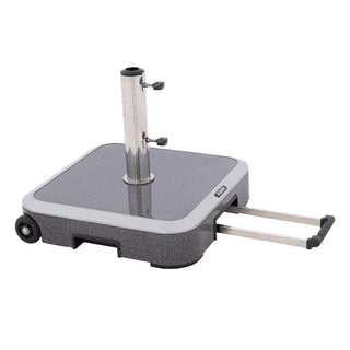 Doppler EXPERT Schirmsockel 50kg Alu-Beton/Trolley m.Griff / NEU
