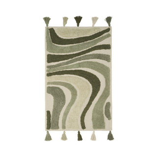 Svanefors Teppich Swirl Moss