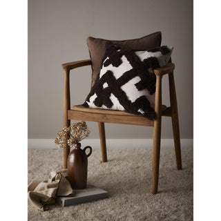 Svanefors Kissenbezug Ines 45x45cm Mocca