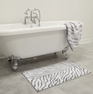 Allure Badteppich Zebra 50x80cm Grau