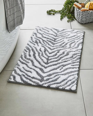 Allure Badteppich Zebra 50x80cm Grau