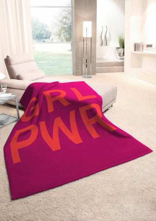 Biederlack Decke Girl Power 150x200cm