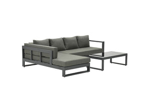 GARDEN IMPRESSIONS Lounge Esmee 3tlg. rechts carbon black/mystic grey
