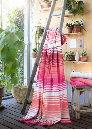 Biederlack Plaid 155x180cm Strawberry
