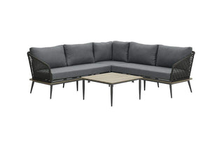 GARDEN IMPRESSIONS Lounge Poseidon teak/black
