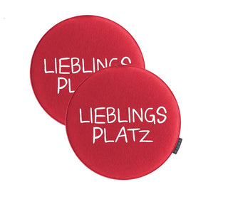 Magma 2er Set Stuhlkissen Lieblingsplatz