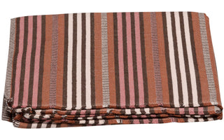 Fussenegger Decke Nova Streifen 145x220cm terracotta+