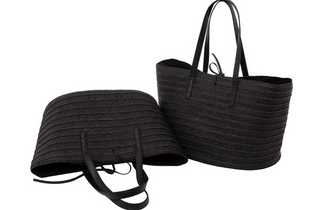 Witzgall Strohtasche 4130-55 Schwarz