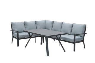 GARDEN IMPRESSIONS Lounge Sergio links carbon black/mint grey