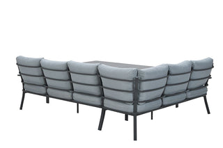 GARDEN IMPRESSIONS Lounge Sergio links carbon black/mint grey