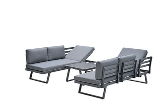 Garden Impressions Lounge Bonaire carbon black/mystic grey