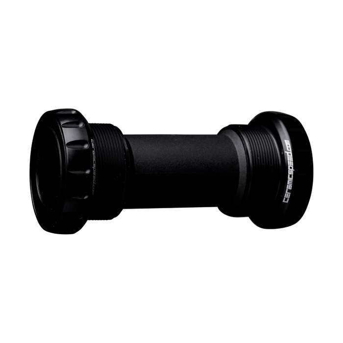 CeramicSpeed BSA Road Bottom Bracket - English Thread, 68mm, 24mm Spindle, Black Standard Bearing