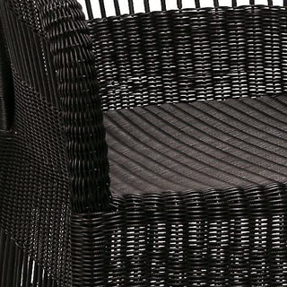 Zeo Living Korbsessel Casablanca schwarz