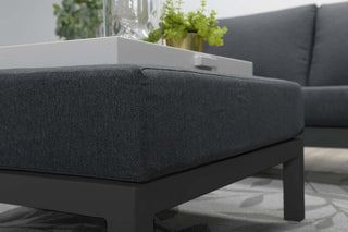 GARDEN IMPRESSIONS Lounge Lincoln 4tlg. carbon black