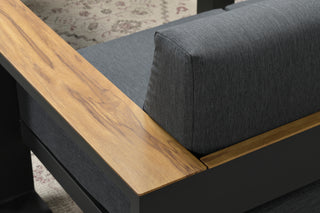 GARDEN IMPRESSIONS Cube Dining Lounge black/teak