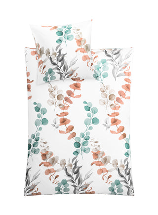 Kleine Wolke Bettwäsche Mako-Satin Fabales Eukalyptus