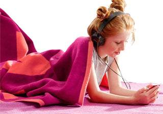 Biederlack Decke Girl Power 150x200cm