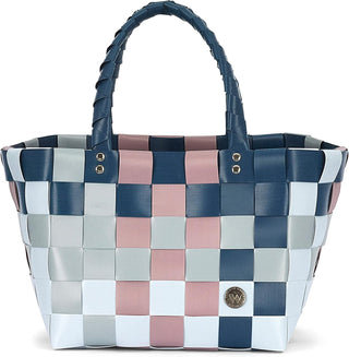 Witzgall Einkaufsshopper Mini 5008-87 Blau/Rosa/Grau