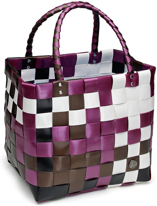 Witzgall Shopper 5010-01 Brombeer/Braun/Weiß