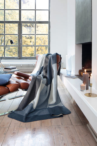 Biederlack Wohndecke Blue Moon 150x200cm