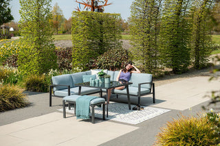 GARDEN IMPRESSIONS Lounge Wellington carbon black/mint grey