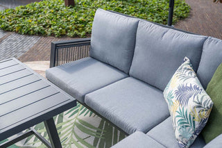 GARDEN IMPRESSIONS Lounge Andrea black/grey