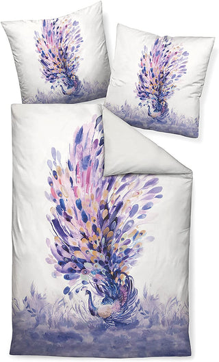 Janine Bettwäsche Mako-Satin Modern Art 42080-05 Kreidelila