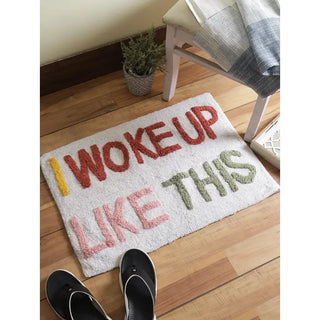 Zeo Living Badteppich Woke up 50x76cm