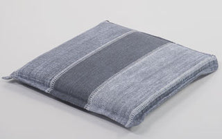 Madison Sitzkissen Denim Stripe blau
