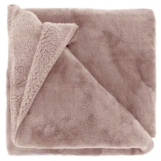 Unique Living Decke Torvah rosa Plaid