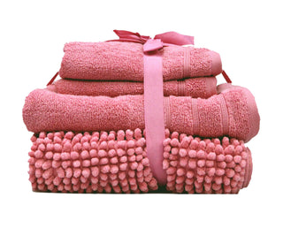 Zeo Living Badezimmer Set Pink
