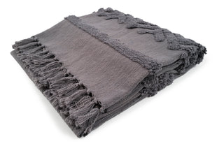 Magma Boho-Plaid Adara 130x170cm anthrazit