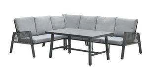 GARDEN IMPRESSIONS Lounge Andrea black/grey