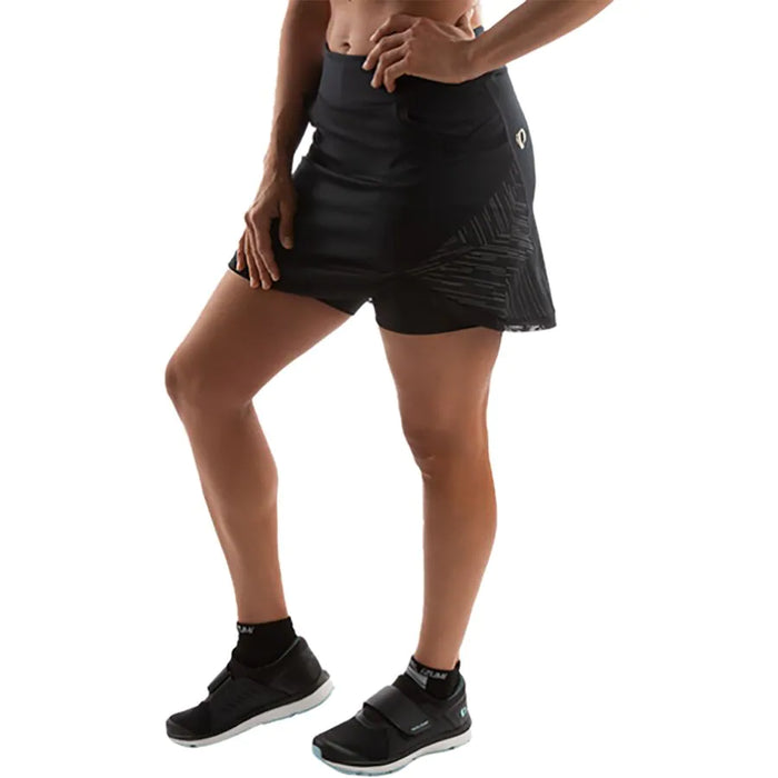 Women's Pearl iZUMi Sugar Skirt - Black, Reflective